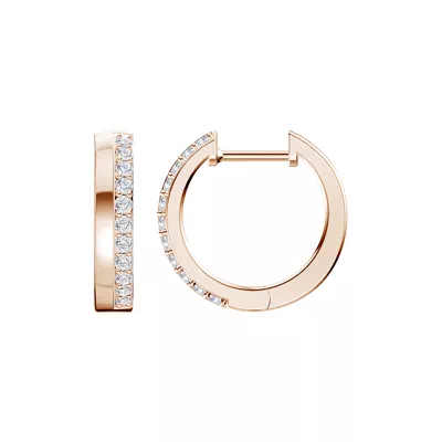 Arceo Diamond Hoops