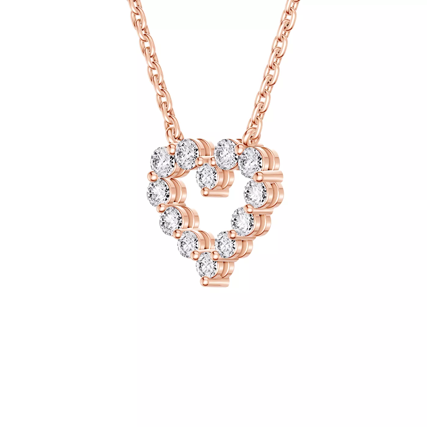 Shape With Meaning 14K Rose Gold Engagement Ring