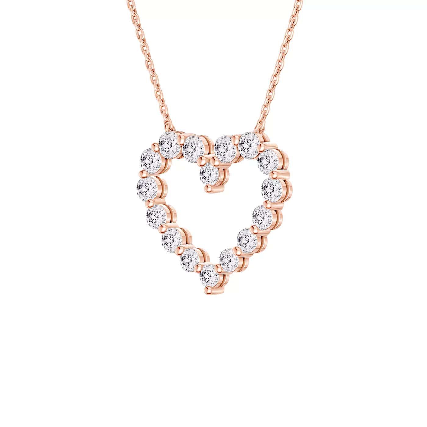 Shape With Meaning 14K Rose Gold Engagement Ring