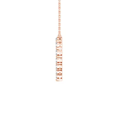 Floating Heart Lab Diamond Pendant (1.00 ct. tw.)