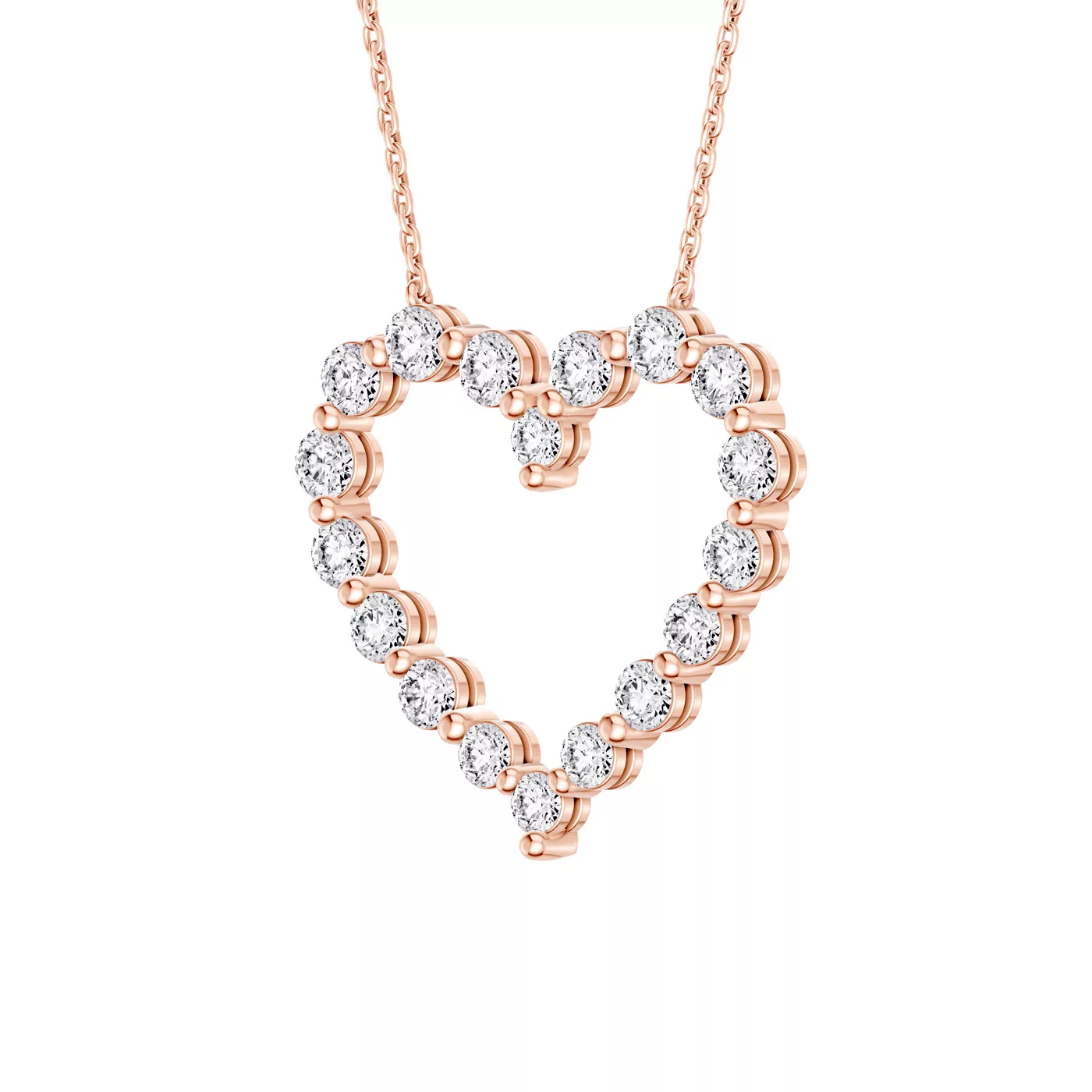 Shape With Meaning 14K Rose Gold Engagement Ring