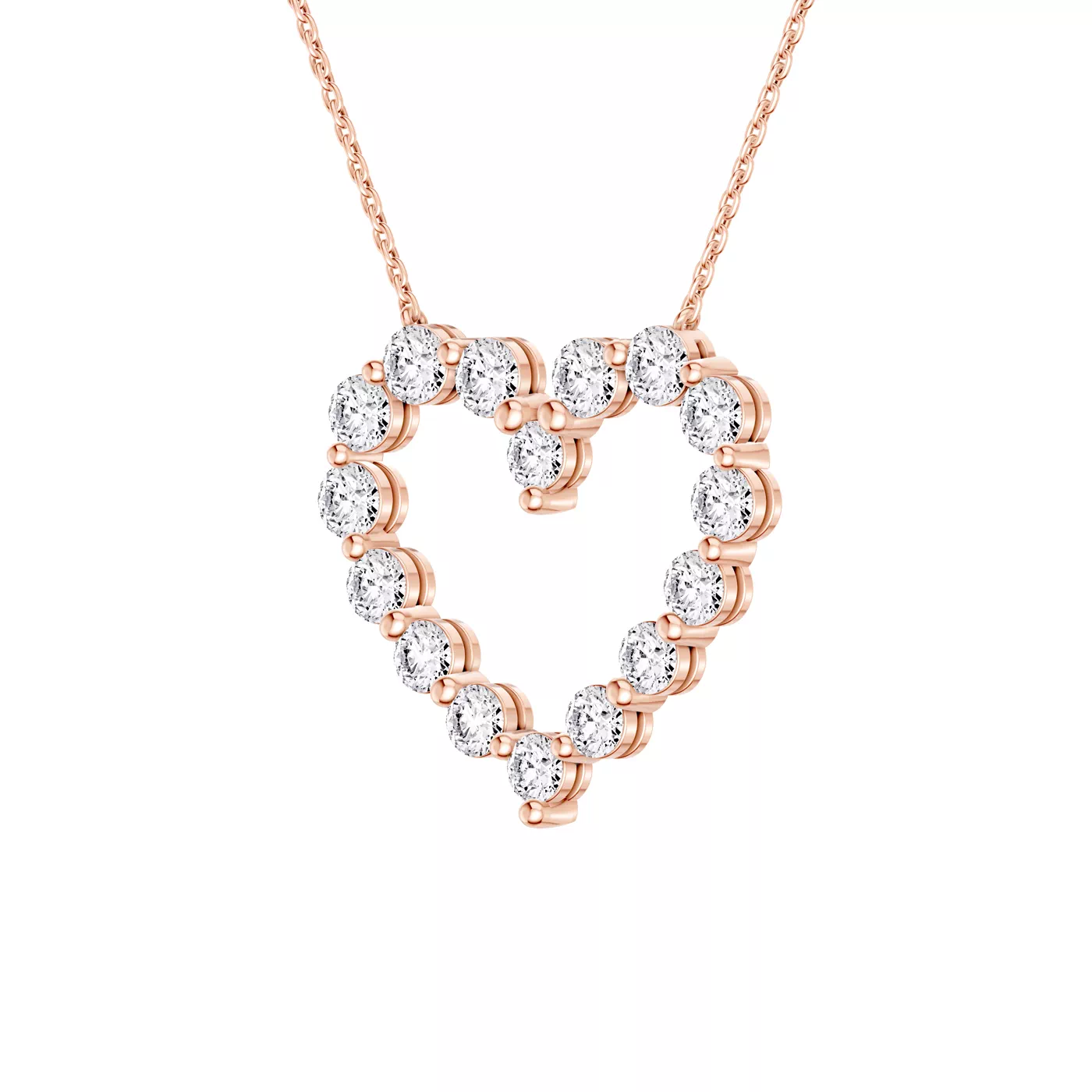 Shape With Meaning 14K Rose Gold Engagement Ring