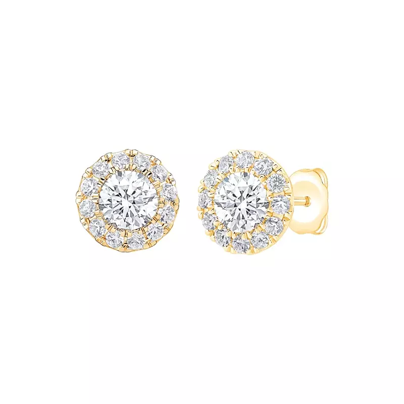 shop yellow gold earrings