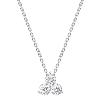 Trio Lab Diamond Necklace (2/5 ct. tw.)