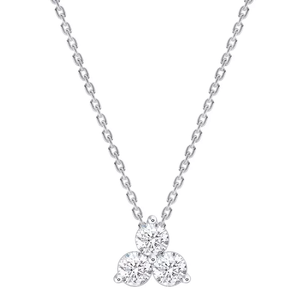 Trio Lab Diamond Necklace (2/5 ct. tw.)