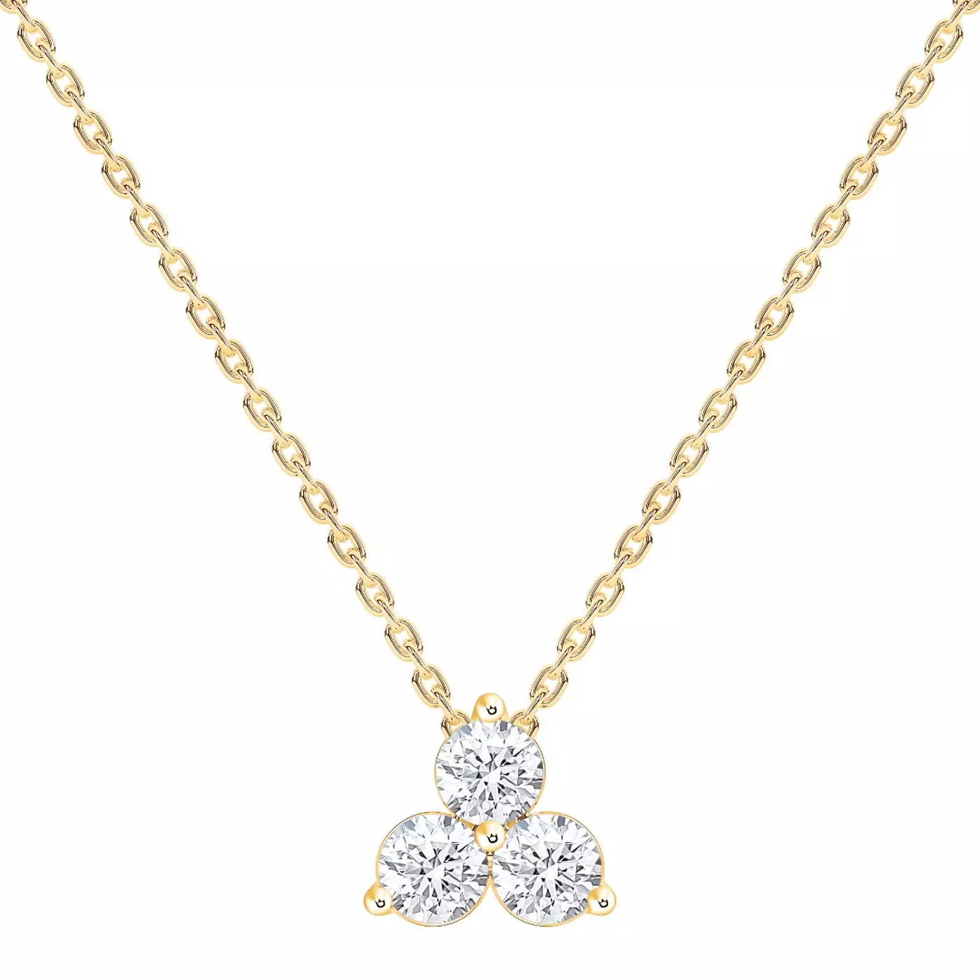 Diamond-First Design 14K Yellow Gold Engagement Ring