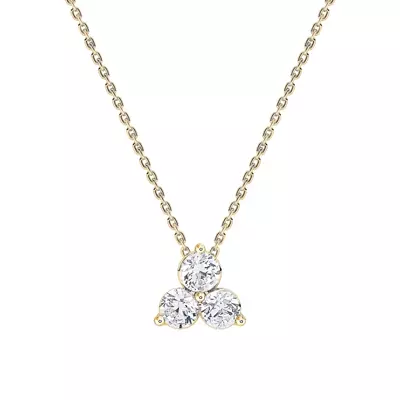 Trio Lab Diamond Necklace (3/4 ct. tw.)