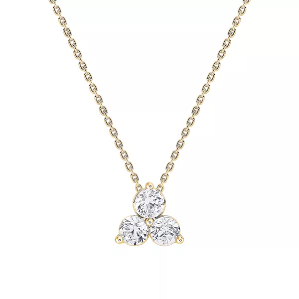 Trio Lab Diamond Necklace (3/4 ct. tw.)