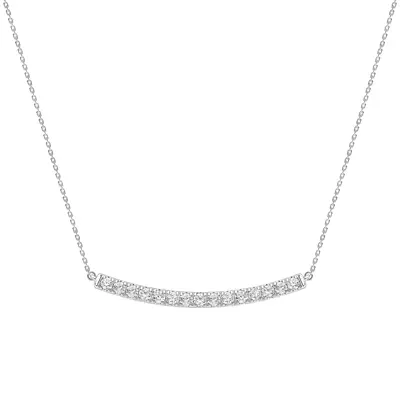 Smiling Sparkle Lab Diamond Necklace