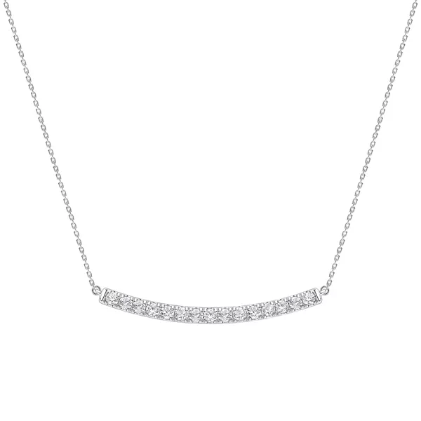 Smiling Sparkle Lab Diamond Necklace