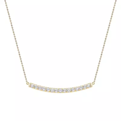 Smiling Sparkle Lab Diamond Necklace