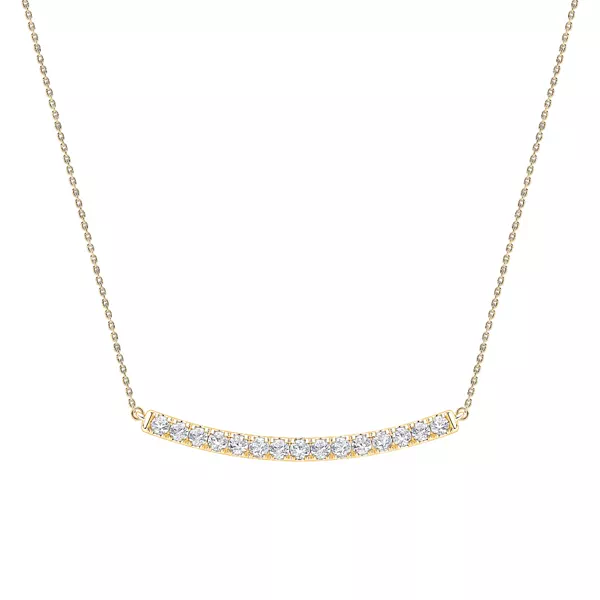Smiling Sparkle Lab Diamond Necklace