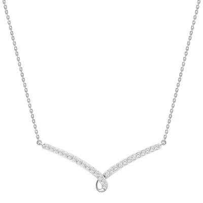 Ribbon Lab Diamond Necklace