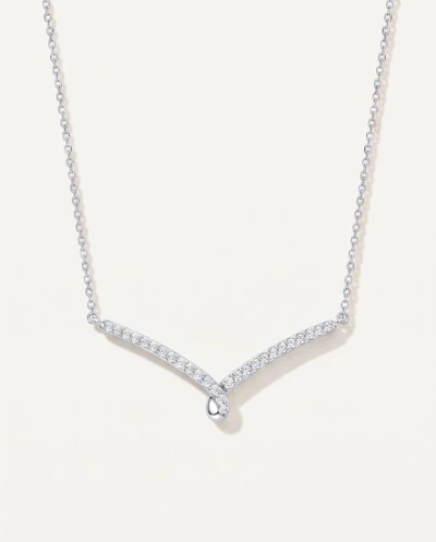Ribbon Lab Diamond Necklace