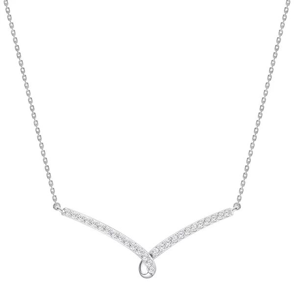 Ribbon Lab Diamond Necklace