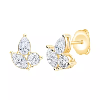 Mixed Shape Diamond Stud Earrings (1 ct. tw.)