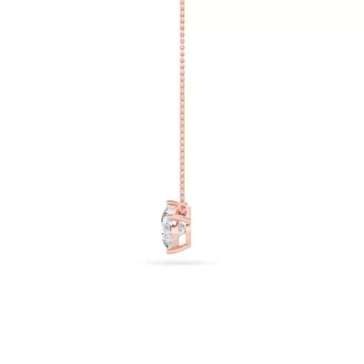 Floating Pear Lab Diamond Solitaire Necklace (1.00 ct.)
