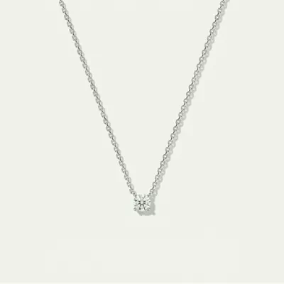 Floating Lab Diamond Solitaire Necklace (.25 ct.)