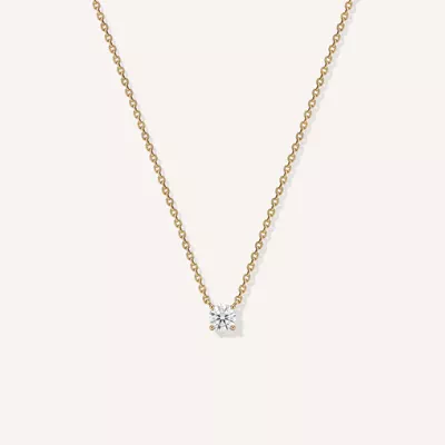 Floating Lab Diamond Solitaire Necklace (.25 ct.)