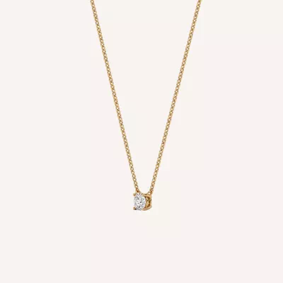 Floating Lab Diamond Solitaire Necklace (.25 ct.)