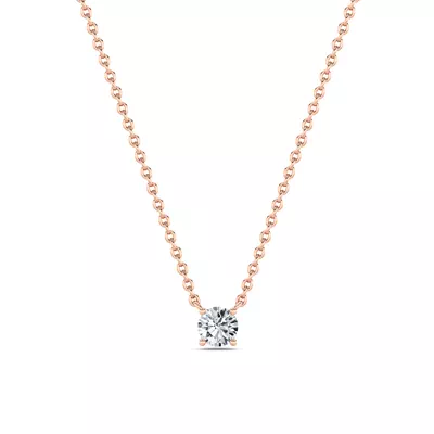 Floating Lab Diamond Solitaire Necklace (.25 ct.)