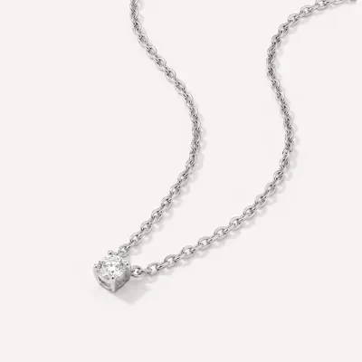 Floating Lab Diamond Solitaire Necklace (.50 ct.)
