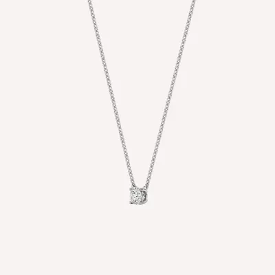 Floating Lab Diamond Solitaire Necklace (.50 ct.)