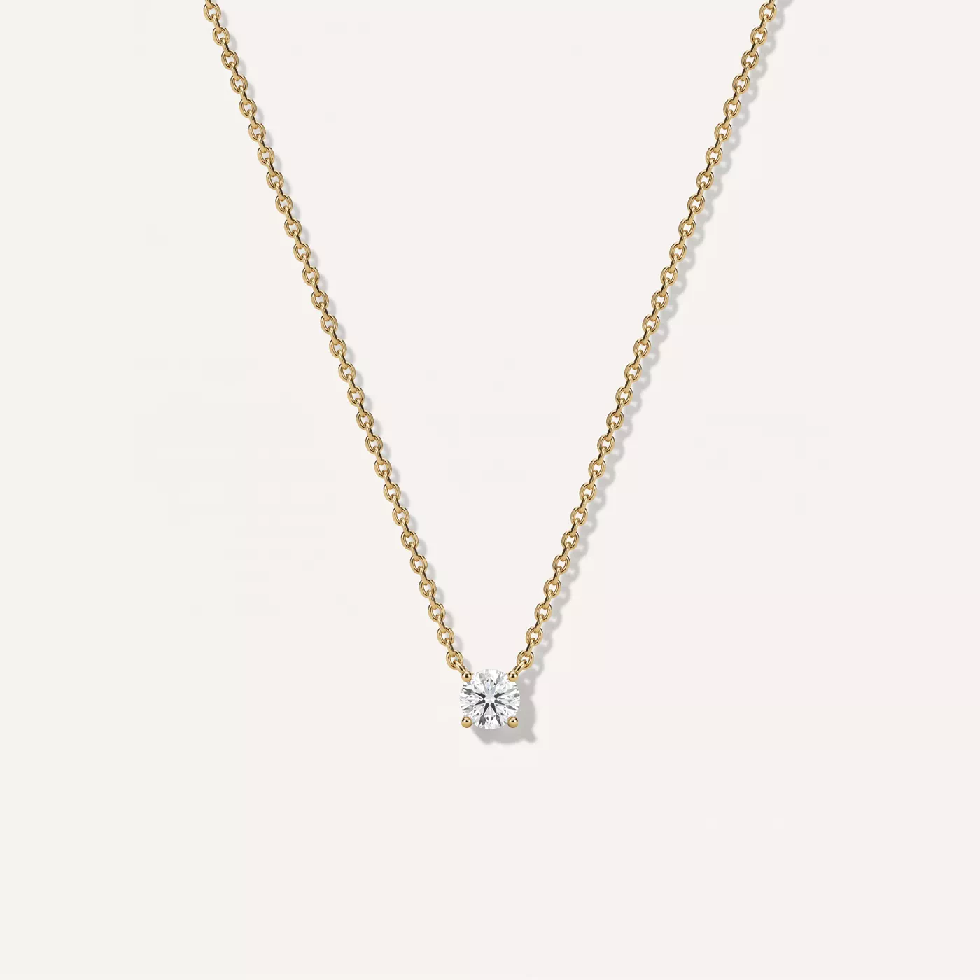 Floating Lab Diamond Solitaire Necklace (.50 ct.)
