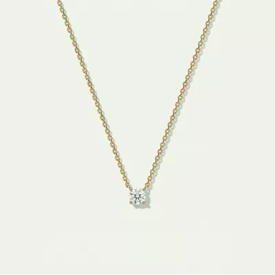 Floating Lab Diamond Solitaire Necklace (.50 ct.)