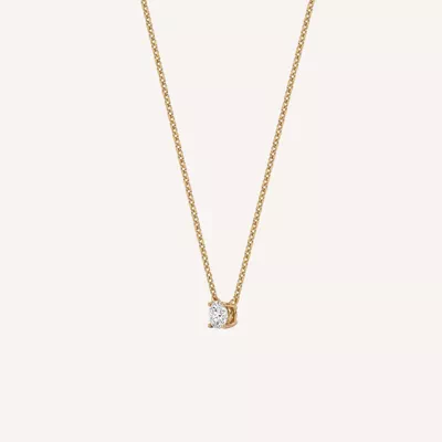 Floating Lab Diamond Solitaire Necklace (.50 ct.)
