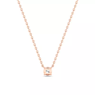 Floating Lab Diamond Solitaire Necklace (.50 ct.)
