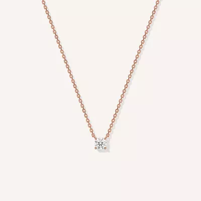 Floating Lab Diamond Solitaire Necklace (.50 ct.)