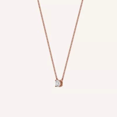 Floating Lab Diamond Solitaire Necklace (.50 ct.)