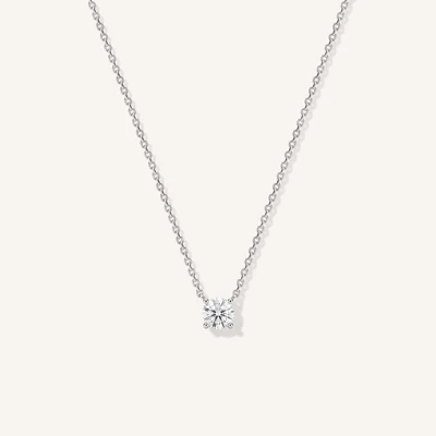 Floating Lab Diamond Solitaire Necklace (.75 ct.)