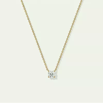 Floating Lab Diamond Solitaire Necklace (.75 ct.)