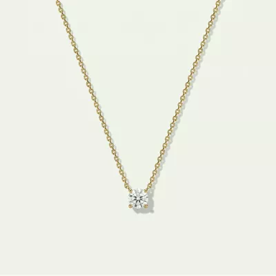 Floating Lab Diamond Solitaire Necklace (1.00 ct.)