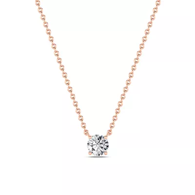 Floating Lab Diamond Solitaire Necklace (1.00 ct.)