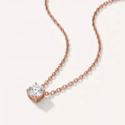 Floating Lab Diamond Solitaire Necklace (2.50 ct.)