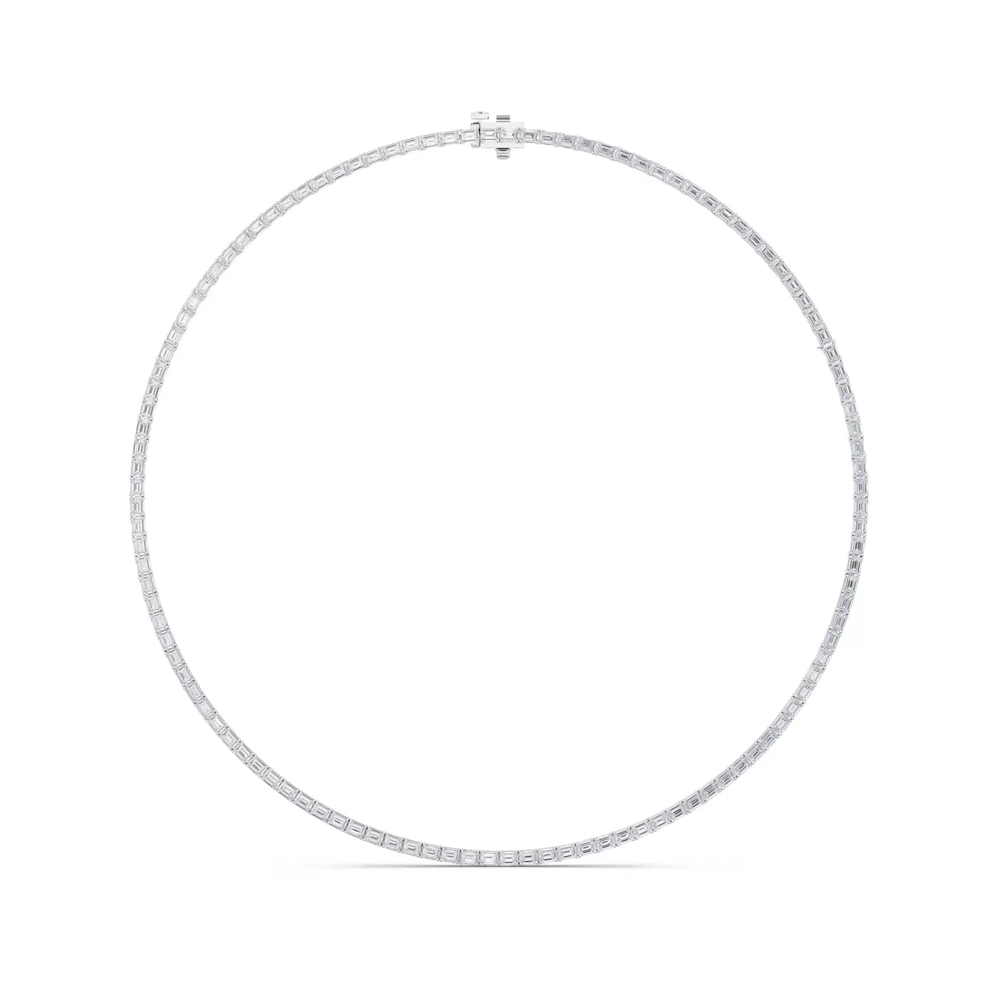 Continuous Color 14K White Gold Engagement Ring