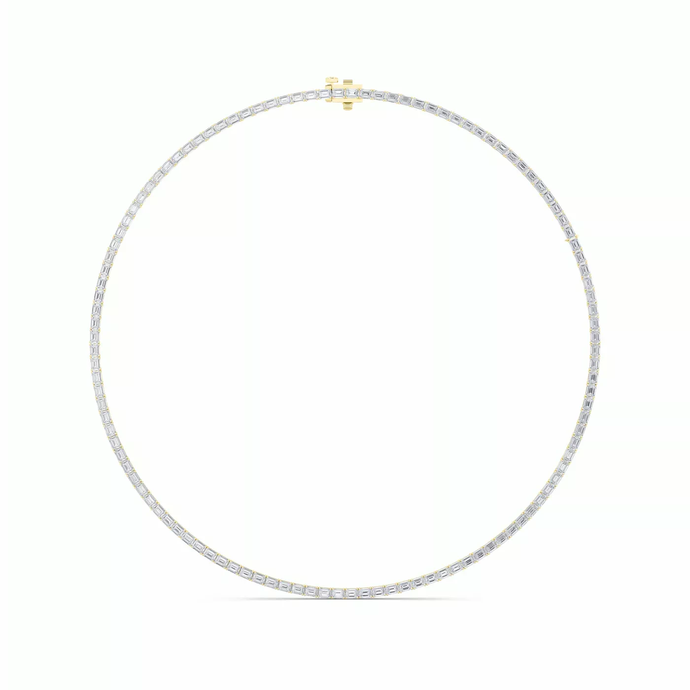 Continuous Color 14K Yellow Gold Engagement Ring