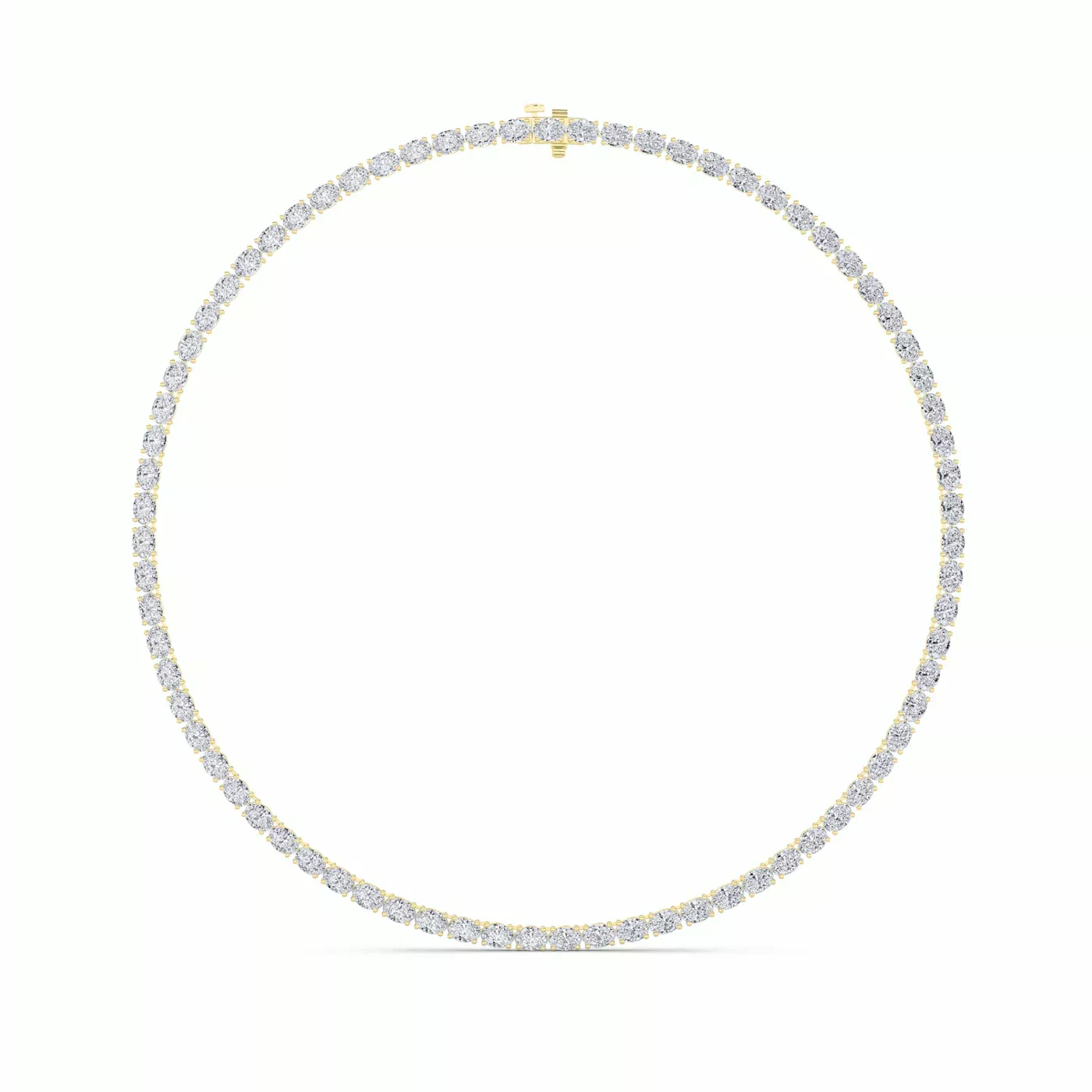 Classic Full Circle 14K Yellow Gold Engagement Ring