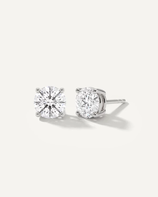 Setting Lab Diamond Stud earrings (3 ct. tw.)