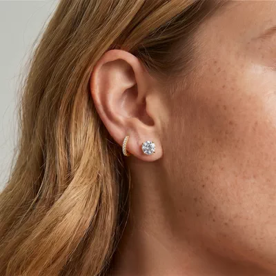 Lab Diamond Stud Screw-Back Earrings (3 ct. tw.)