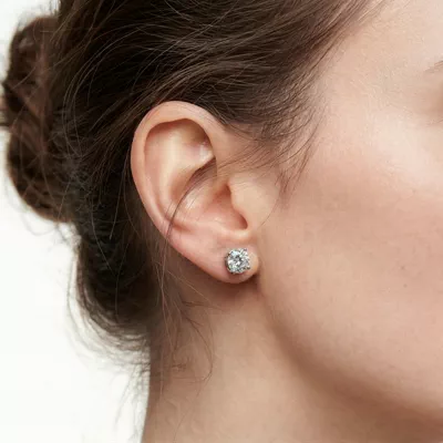Lab Diamond Stud Screw-Back Earrings (4 ct. tw.)