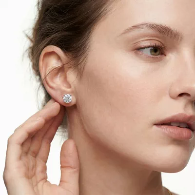 Lab Diamond Stud Screw-Back Earrings (4 ct. tw.)