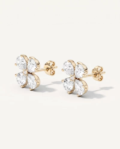 Petralis Pear-Shaped Lab Diamond Earrings