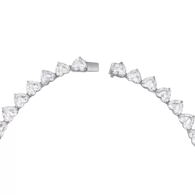 Riviera Heart Lab Diamond Masterpiece Necklace (166.56 ct. tw.)