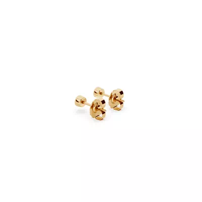 Petite Bezel Lab Diamond Stud Earrings (0.10 ct tw)