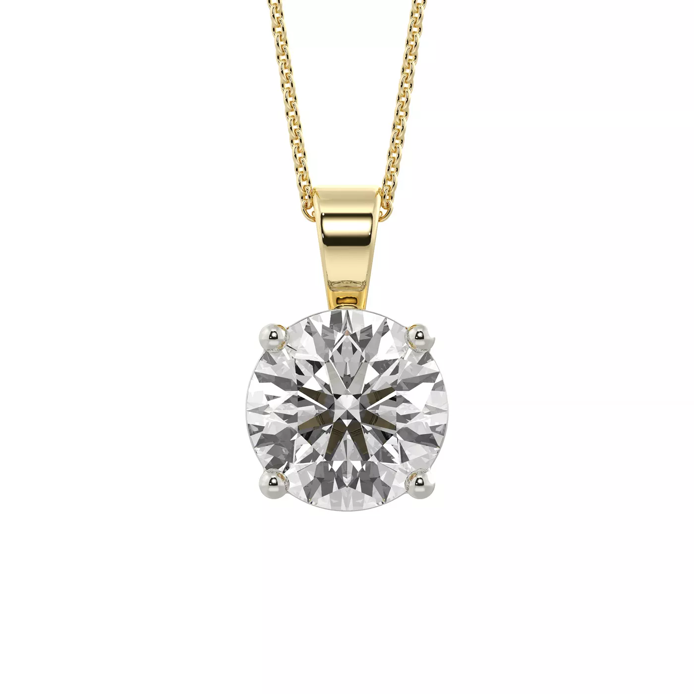 Classic Solitaire 18K Gold Vermeil Engagement Ring