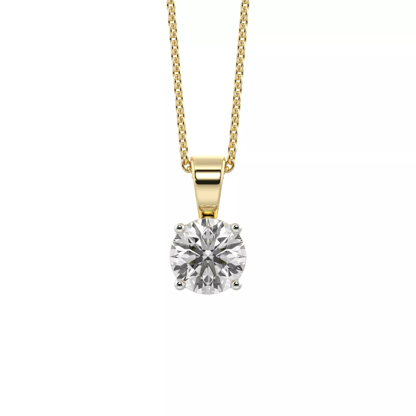 Classic Solitaire 18K Gold Vermeil Engagement Ring